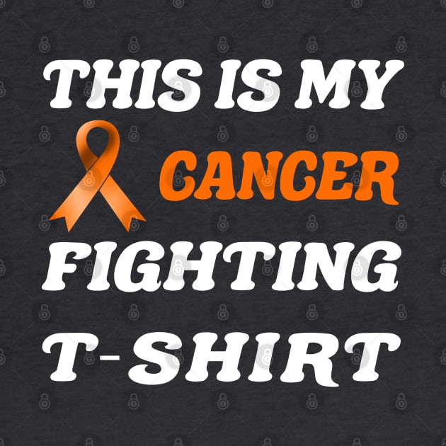 leukemia Cancer orange Ribbon Fighting by MarYouLi